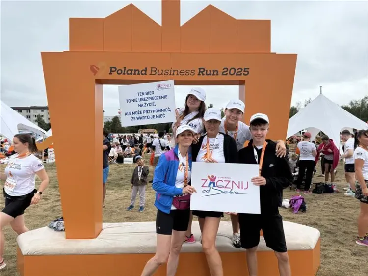 Ekipa Fundacji w Poland Business Run 2025